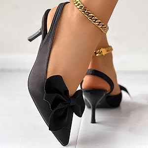 靴 Pointed Sling Back Mules Bulk Elegant Pointed Toe Slingback Mules With Rhinestone